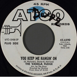 Vanilla Fudge You Keep Me Hangin' On USED VINYL 7INCH 45 RPM PROMO