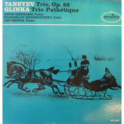 David Oistrach / Sviatoslav Knushevitsky / Lev Oborin / Sergey Ivanovich Taneyev / Mikhail Ivanovich Glinka Trio, Op. 22 / Trio Pathétique Vinyl LP US
