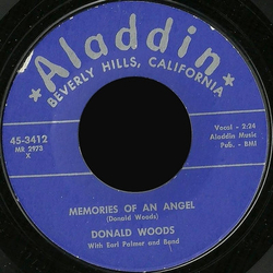 Donald Woods / Earl Palmer And Band Memories Of An Angel / That Much Of Your Love Vinyl 7" USED