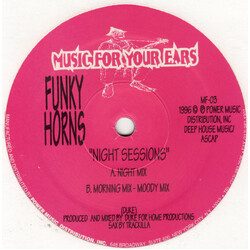 The Funky Horns Night Sessions USED VINYL 12INCH 33 S RPM