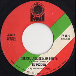 El Poder Que Chulada De Maiz Prieto USED VINYL 7INCH