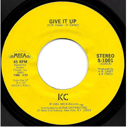 KC (4) Give It Up USED VINYL 7INCH 45 RPM SINGLE