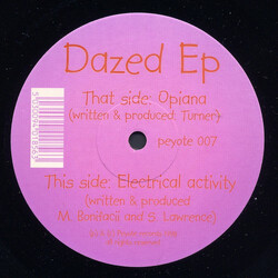 Marcello Bonifacii / S. Lawrence / Turner (2) Dazed Ep USED VINYL 12INCH EP 45 RPM