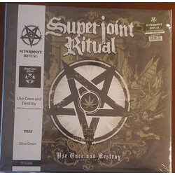 Superjoint Ritual Use Once and Destroy USED VINYL LP + LP SINGLE SIDED ETCHED LIMITED EDITION NUMBERED SPECIAL EDITION