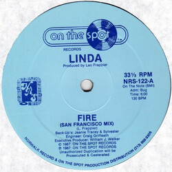 Linda Imperial Fire USED VINYL 12INCH 33 S RPM
