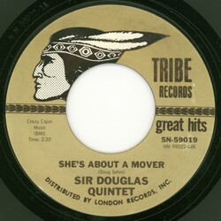 Sir Douglas Quintet She's About A Mover / The Rains Came USED VINYL 7INCH 45 RPM SINGLE REISSUE
