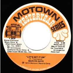 Marvin Gaye Let's Get It On / Trouble Man Vinyl 7" USED