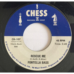 Fontella Bass / Jan Bradley Rescue Me / Mama Didn't Lie USED VINYL 7INCH 45 RPM