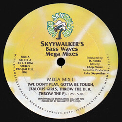 Luke Skyywalker Skyywalker's Bass Waves Mega Mixes Vinyl 12" USED