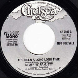 Stuff 'N' Ramjett It's Been A Long Long Time USED VINYL 7INCH PROMO SINGLE 45 RPM