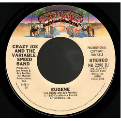 Joe Renda / The Variable Speed Band Eugene USED VINYL 7INCH 45 RPM SINGLE PROMO STEREO MONO