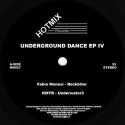 Various Underground Dance EP IV USED VINYL 12INCH 33 S RPM EP STEREO