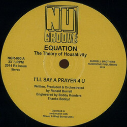Equation The Theory Of Housativity USED VINYL 12INCH 45 RPM REISSUE REMASTERED STEREO