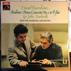 Daniel Barenboim / Sir John Barbirolli / New Philharmonia Orchestra / Johannes Brahms Piano Concerto No. 2 In B Flat Vinyl LP USED