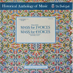 William Byrd / Deller Consort / Alfred Deller Mass For Three Voices • Mass For Four Voices Vinyl LP USED