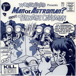 Man Or Astro-Man? / Teenage Caveman Kill Geeksville USED VINYL 7INCH 33 S RPM
