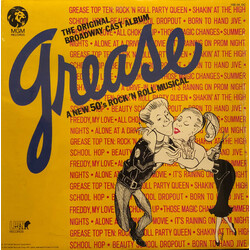 Various Grease - The Original Broadway Cast Album Vinyl LP USED
