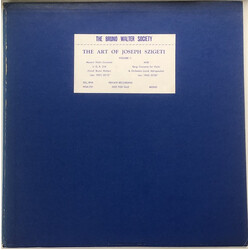 Joseph Szigeti The Art Of Joseph Szigeti Vinyl LP USED