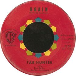 Tab Hunter Again USED VINYL 7INCH 45 RPM