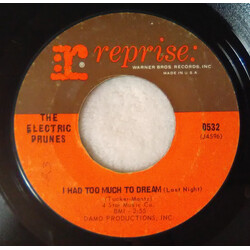 The Electric Prunes I Had Too Much To Dream (Last Night) USED VINYL 7INCH 45 RPM SINGLE STYRENE