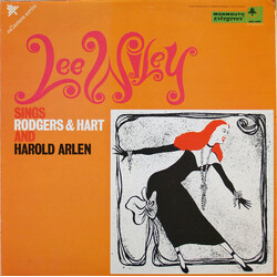 Lee Wiley / Rodgers & Hart / Harold Arlen Lee Wiley Sings Rodgers & Hart And Harold Arlen Vinyl LP USED