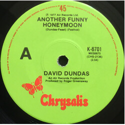 David Dundas Another Funny Honeymoon USED VINYL 7INCH 45 RPM SINGLE