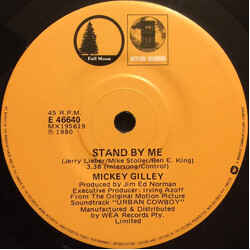 Mickey Gilley / The Unstrung Heroes Stand By Me / Cotton Eyed Joe USED VINYL 7INCH 45 RPM SINGLE