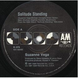 Suzanne Vega Solitude Standing USED VINYL 7INCH 45 RPM SINGLE