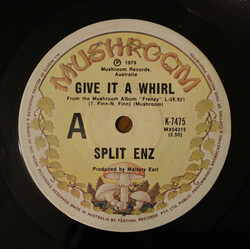 Split Enz Give It A Whirl USED VINYL 7INCH SINGLE