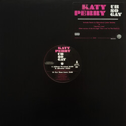 Katy Perry Ur So Gay USED VINYL 12INCH 33 S RPM PROMO