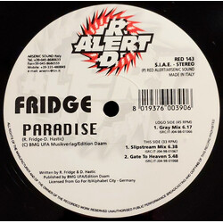 Ralph Fridge Paradise USED VINYL 12INCH 33 S RPM 45 RPM STEREO