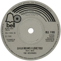 The Delfonics La-La-Means I Love You / Can't Get Over Losing You USED VINYL 7INCH 45 RPM SINGLE