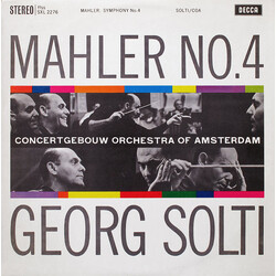 Gustav Mahler / Concertgebouworkest / Georg Solti Symphony No. 4 In G Major Vinyl LP USED