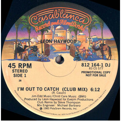 Leon Haywood I'm Out To Catch USED VINYL 12INCH 45 RPM PROMO STEREO