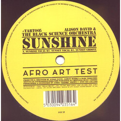 Alison David / Black Science Orchestra Sunshine USED VINYL 12INCH 33 S RPM