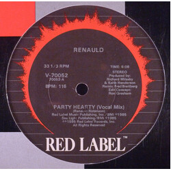 Renauld Party Hearty USED VINYL 12INCH