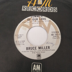 Bruce Miller (5) Summer Of Our Love USED VINYL 7INCH 45 RPM SINGLE