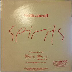 Keith Jarrett Spirits USED VINYL 12INCH 33 S RPM PROMO
