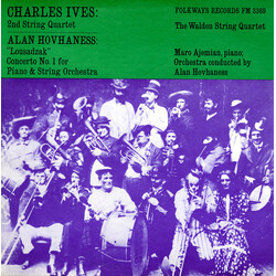 Charles Ives / Alan Hovhaness 2nd String Quartet / "Lousadzak" Concerto No. 1 For Piano & String Orchestra Vinyl LP USED