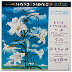 Johann Sebastian Bach / Mack Harrell / RCA Victor Symphony Orchestra / RCA Victor Chorus / Robert Shaw Cantatas No. 56 / No. 82 Vinyl LP USED