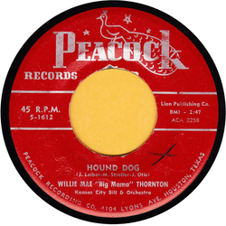 Big Mama Thornton Hound Dog / Rock A Bye Baby Vinyl 7" USED