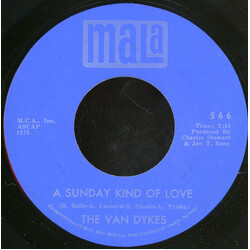 The Van Dykes A Sunday Kind Of Love / I'm So Happy USED VINYL 7INCH 45 RPM