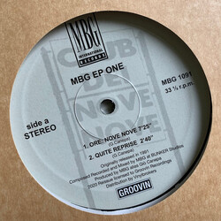 MBG EP One USED VINYL 12INCH 33 S RPM EP REISSUE