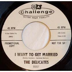 The Soul Surfers / The Delicates Home From Camp / I Want To Get Married USED VINYL 7INCH 45 RPM SINGLE PROMO STYRENE