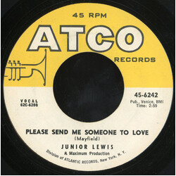 Junior Lewis (4) Please Send Me Someone To Love USED VINYL 7INCH 45 RPM SINGLE