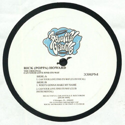 Rick Howard The Original Can Your Love Find Its Way USED VINYL 12INCH 33 S RPM 45 RPM REISSUE