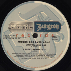 Brian Moore (2) Moore Grooves Vol. 1 USED VINYL 12INCH 33 S RPM