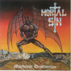 Mortal Sin Mayhemic Destruction Vinyl LP USED