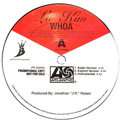 Lil' Kim Whoa/Spell Check USED VINYL 12INCH PROMO 33 S RPM