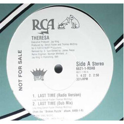 Theresa Last Time (A Special Dance Remix) Vinyl 12" USED